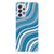 Samsung Galaxy A33 Doorzichtige Silicone Hoesje Waves Blue B2C Telecom