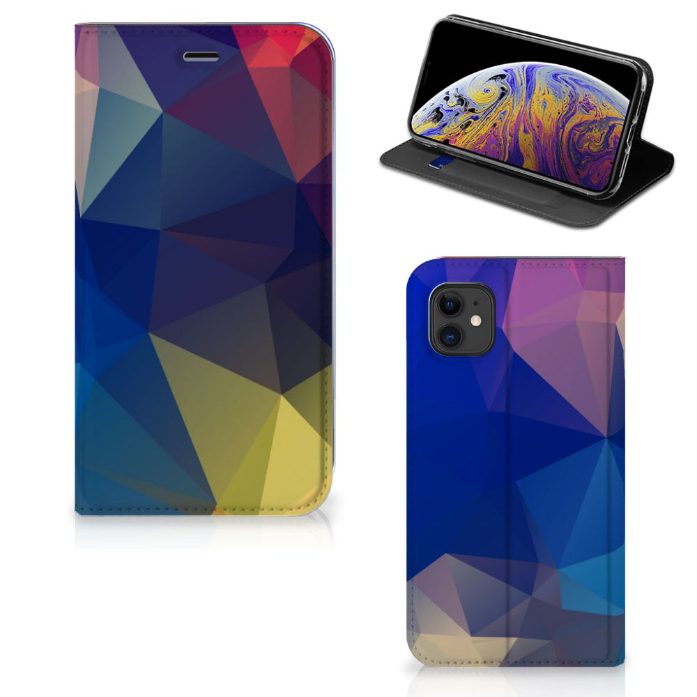 Apple iPhone 11 Stand Case Polygon Dark