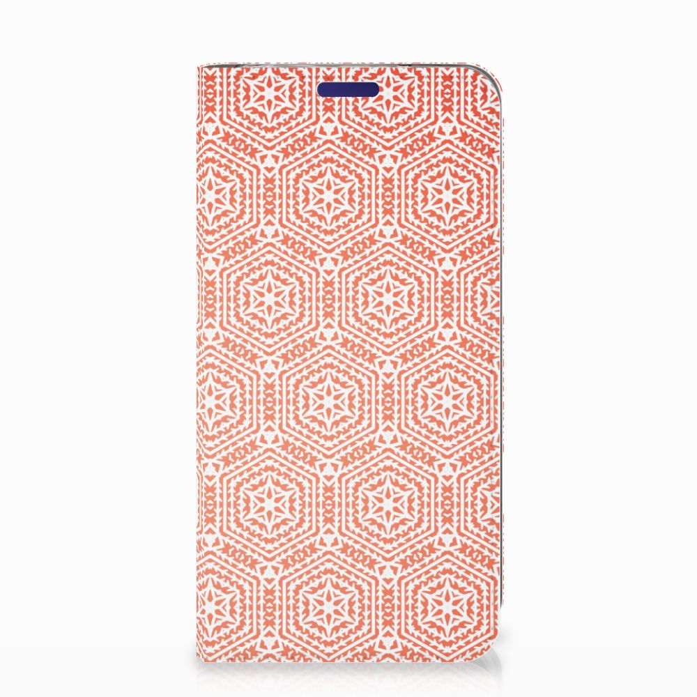 Samsung Galaxy S10e Hoesje met Magneet Pattern Orange