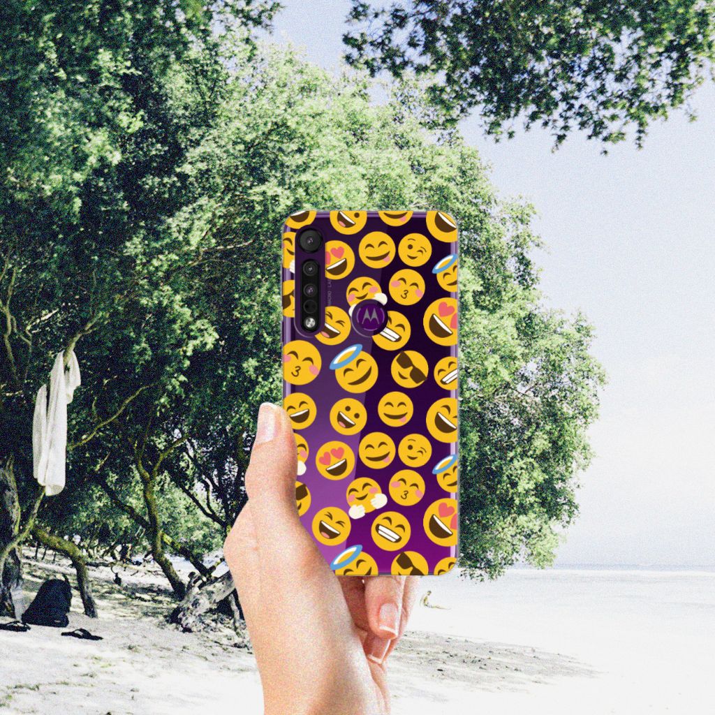 Motorola One Macro TPU bumper Emoji B2C Telecom