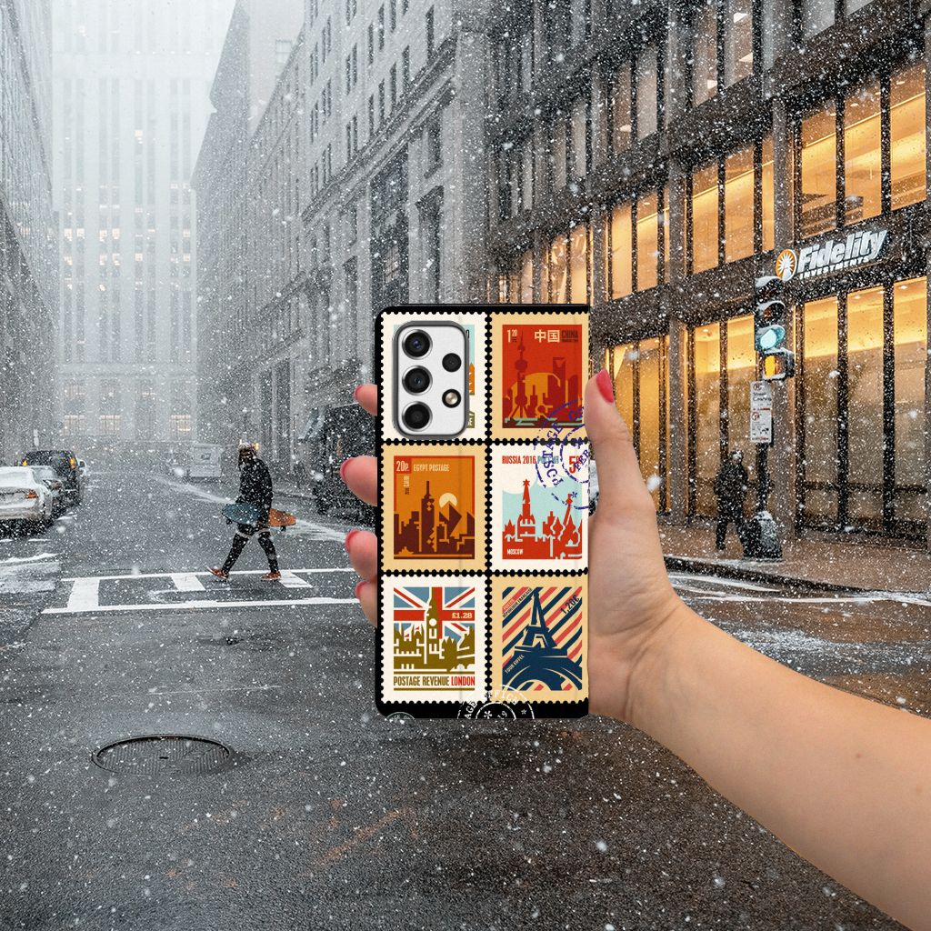 Samsung Galaxy A53 Book Cover Postzegels - B2C Telecom