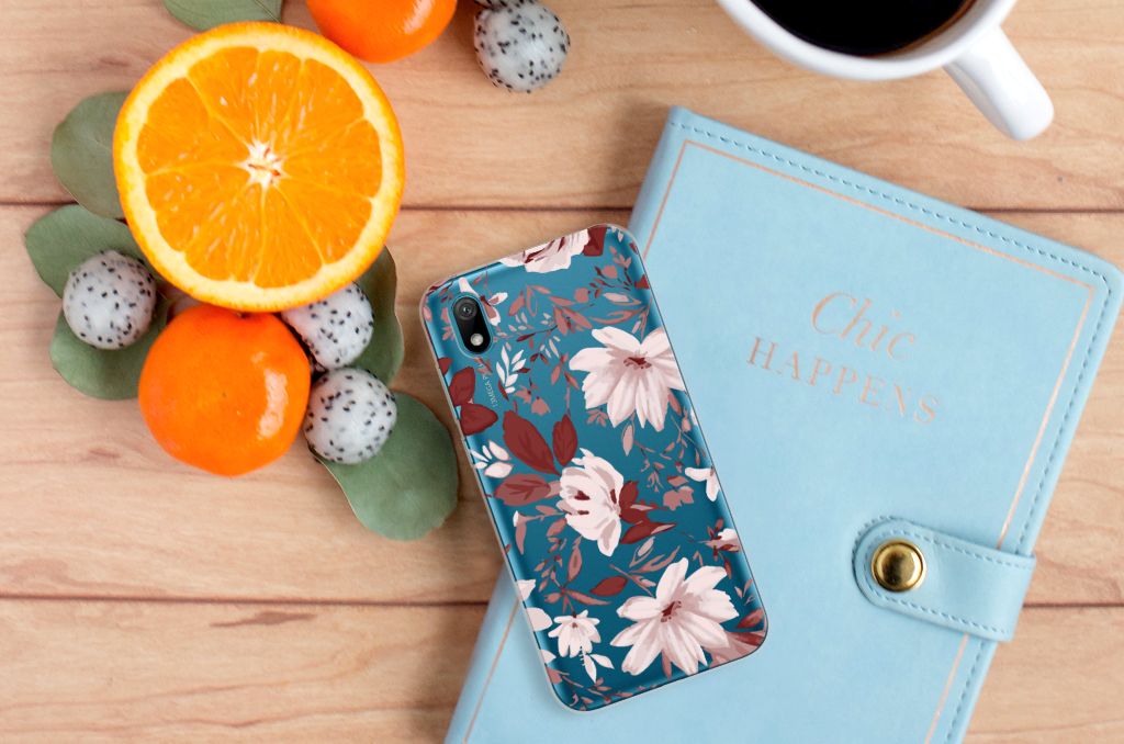 Hoesje maken Huawei Y5 (2019) Watercolor Flowers