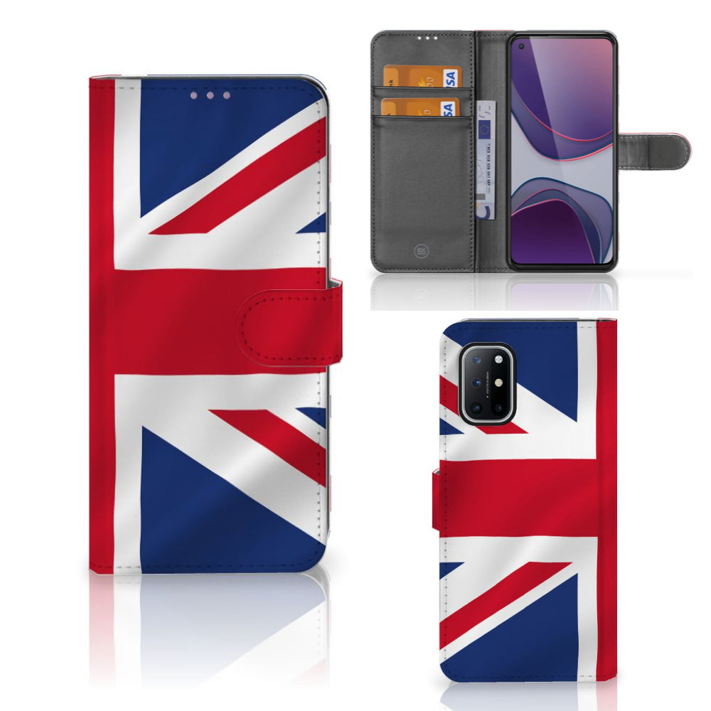 OnePlus 8T Bookstyle Case Groot-Brittannië