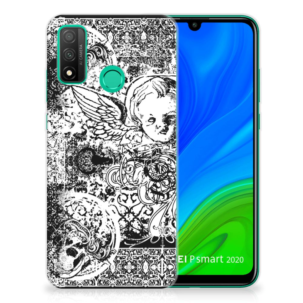 Silicone Back Case Huawei P Smart 2020 Skulls Angel B2C Telecom
