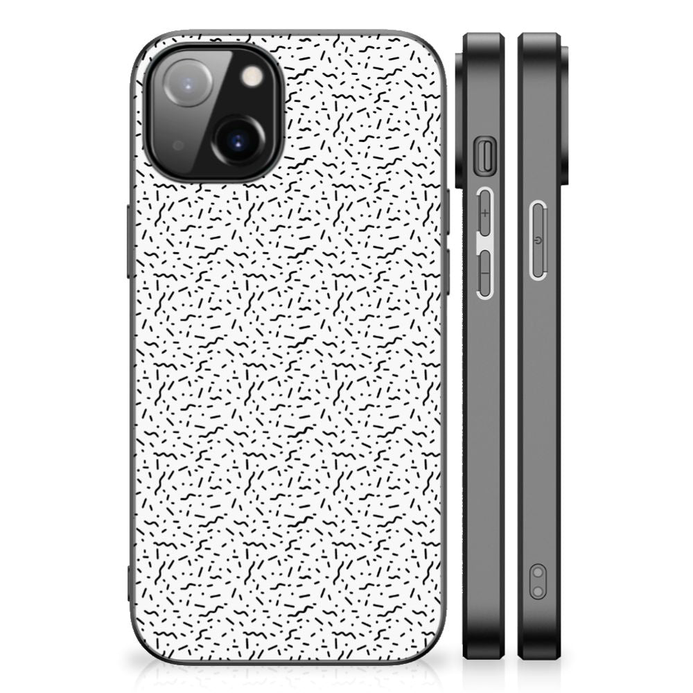Apple iPhone 13/14 Back Case Stripes Dots