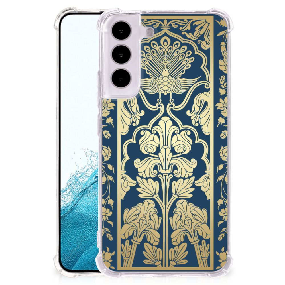 Samsung Galaxy S22 Case Beige Flowers
