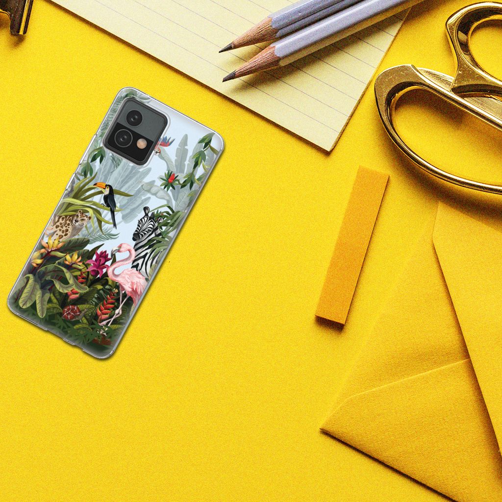 TPU Hoesje voor Motorola Moto G72 Jungle B2C Telecom