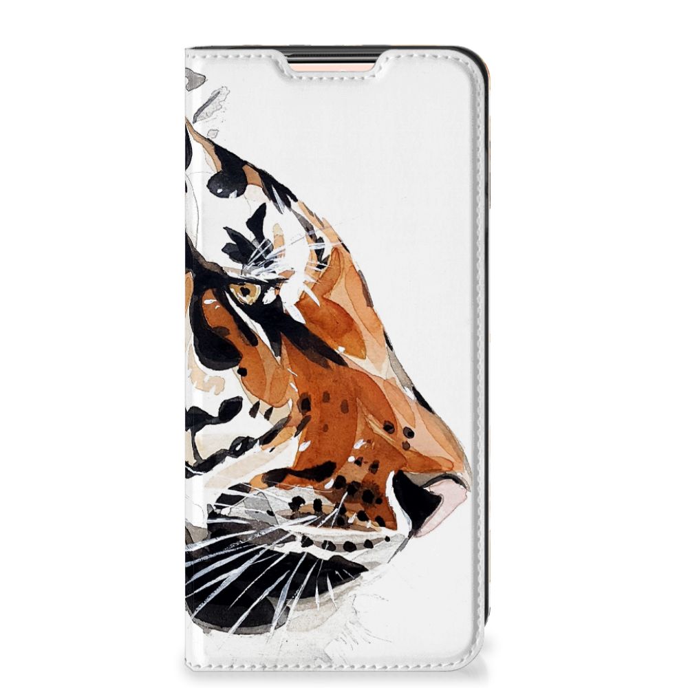 Bookcase Xiaomi Redmi Note 10/10T 5G | Poco M3 Pro Watercolor Tiger - B2C Telecom