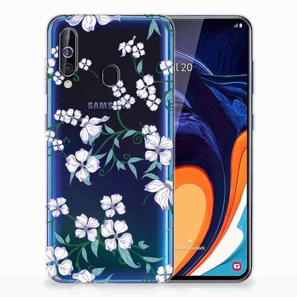 Samsung Galaxy A60 Uniek TPU Case Blossom White