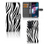 Motorola Edge 30 Pro Telefoonhoesje met Pasjes Zebra