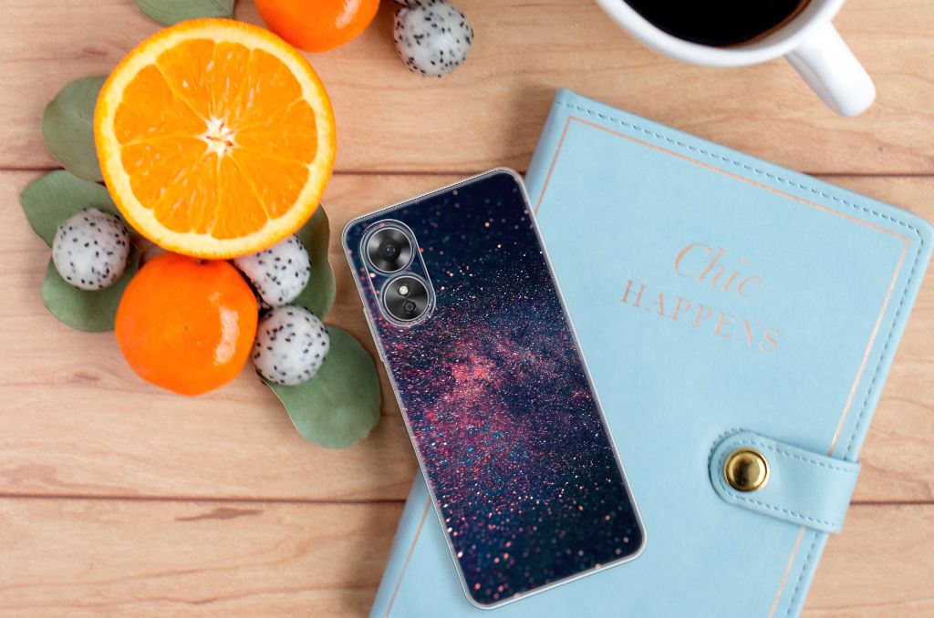 OPPO A17 TPU Hoesje Stars B2C Telecom