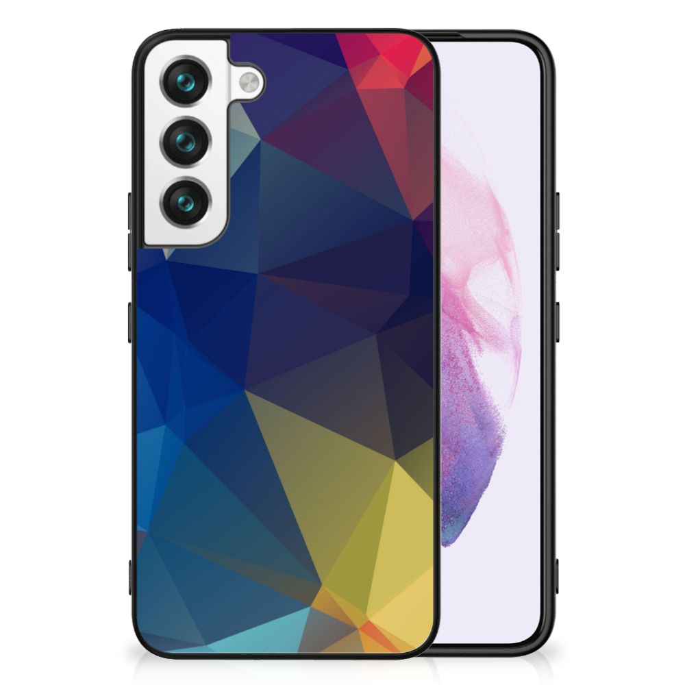 Samsung Galaxy S22 Backcover Polygon Dark