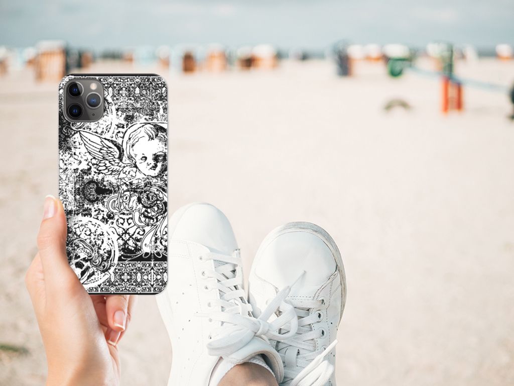 Silicone Back Case Apple iPhone 11 Pro Max Skulls Angel