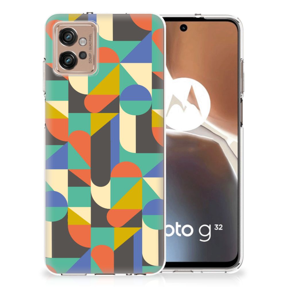 Motorola Moto G32 TPU bumper Funky Retro
