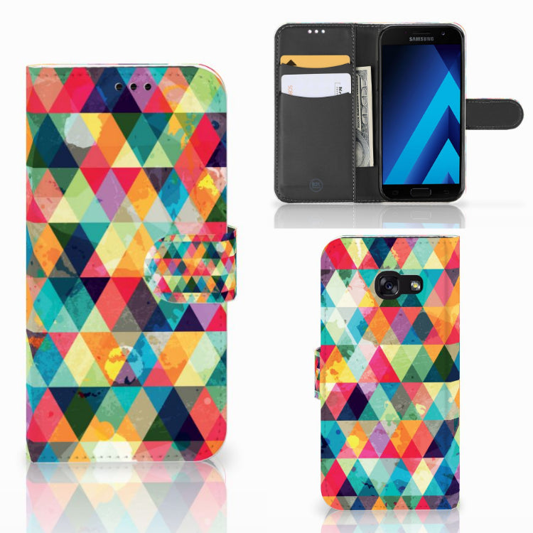 Samsung Galaxy A5 2017 Telefoon Hoesje Geruit