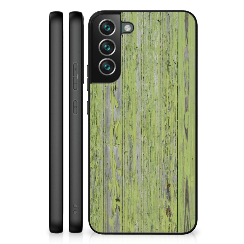 Samsung Galaxy S22 Plus Houten Print Telefoonhoesje Green Wood B2C Telecom