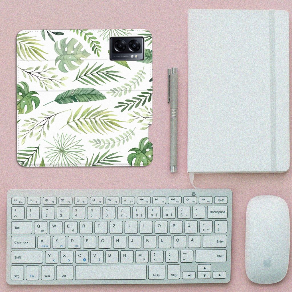 OPPO A77 5G | A57 5G Smart Cover Leaves - B2C Telecom