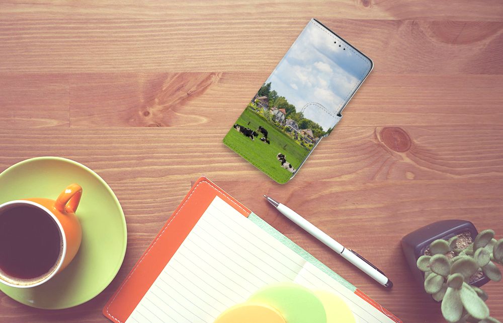 Xiaomi Mi Note 10 Lite Telefoonhoesje met Pasjes Koeien