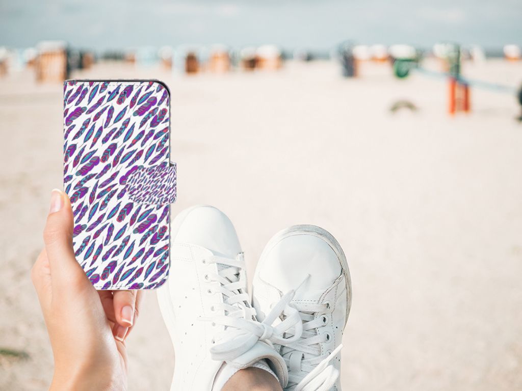 Samsung Galaxy S10e Telefoon Hoesje Feathers Color