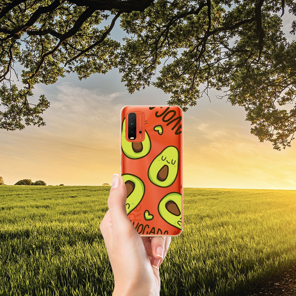 Xiaomi Poco M3 Telefoonhoesje met Naam Avocado Singing B2C Telecom