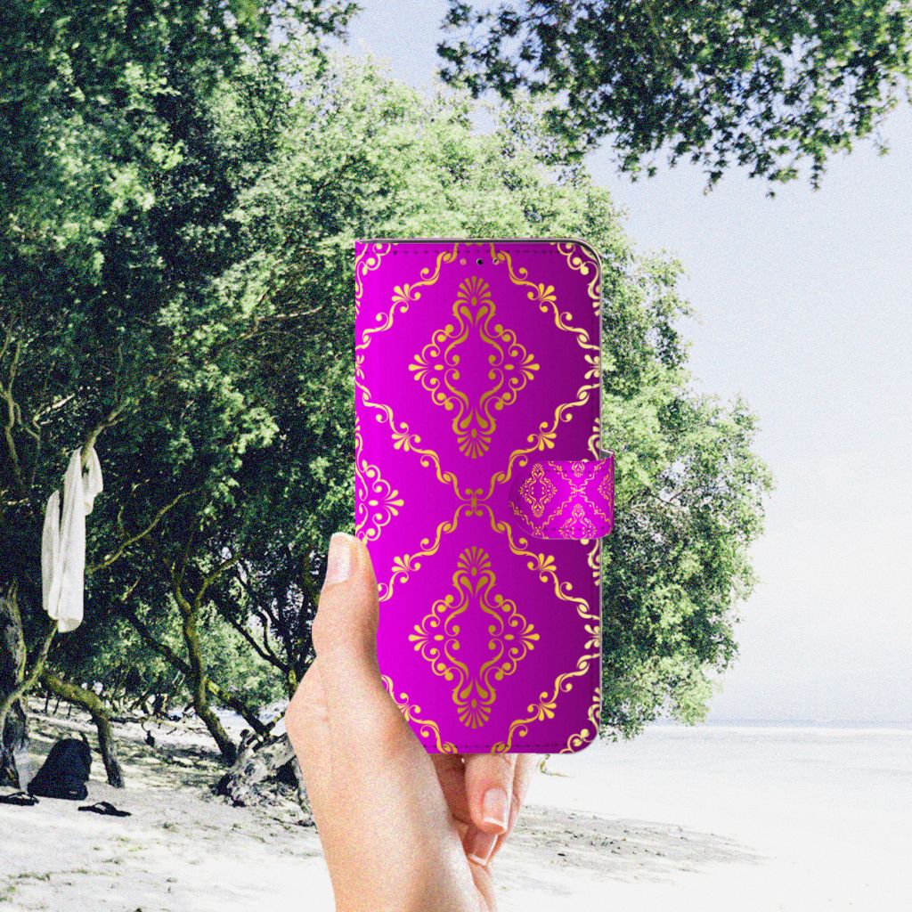 Wallet Case Samsung Galaxy A13 (4G) Barok Roze