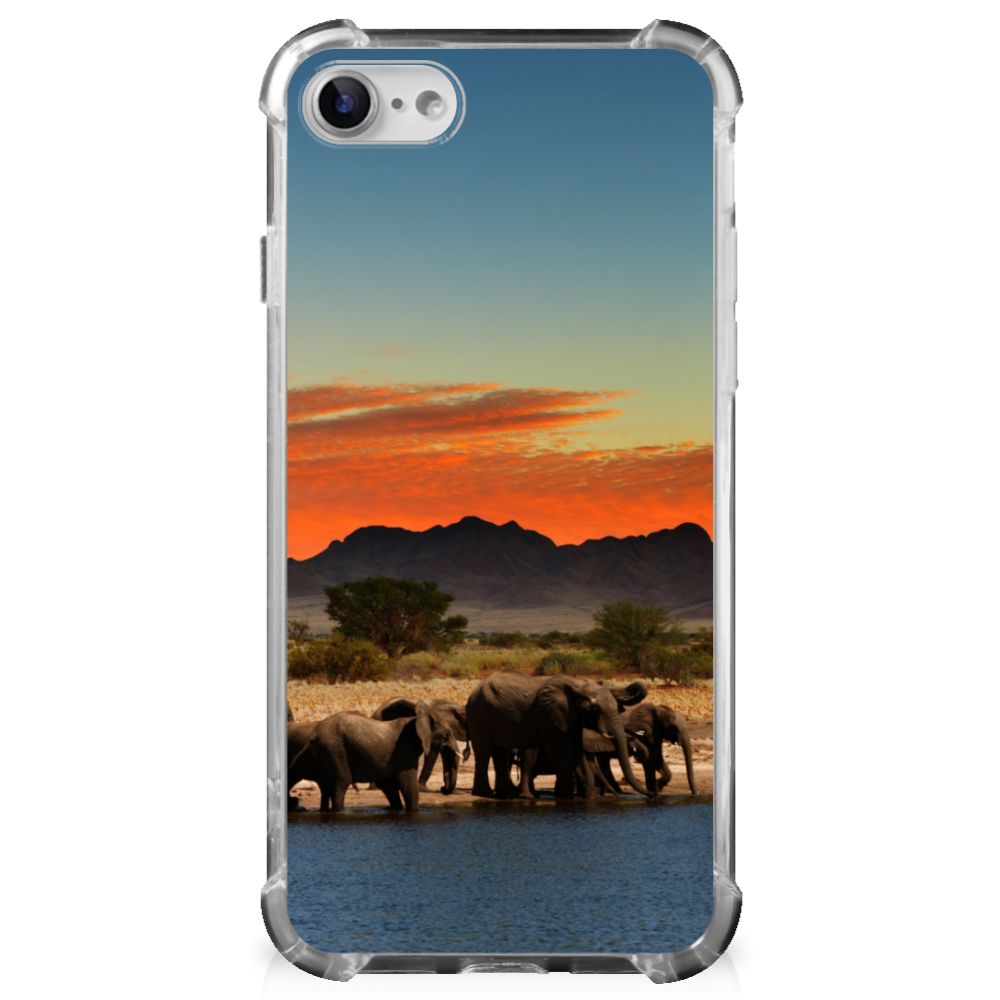 iPhone SE 2022/2020 | iPhone 8/7 Case Anti-shock Olifanten
