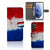 Samsung Galaxy S22 Plus Bookstyle Case Nederland met artistiek design van de Nederlandse vlag.