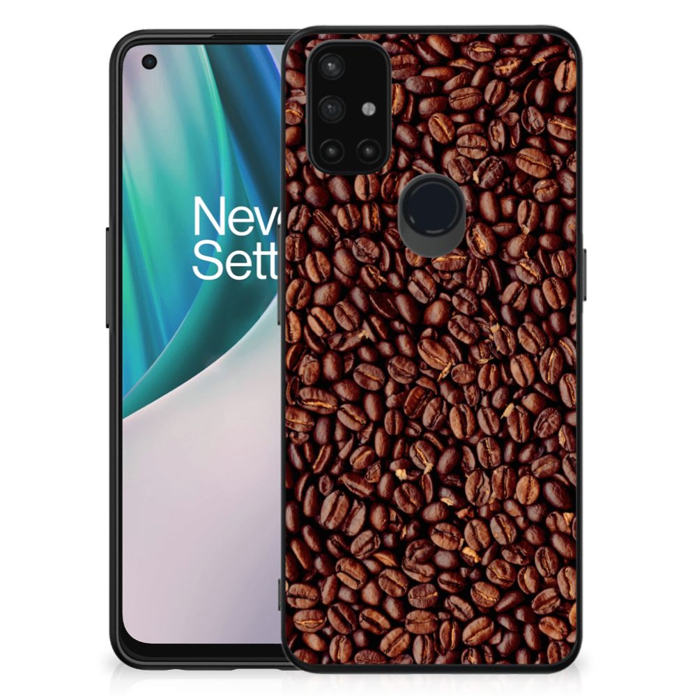 OnePlus Nord N10 5G Back Cover Hoesje Koffiebonen
