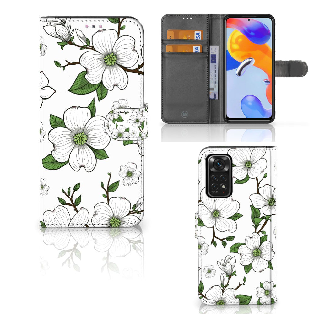 Xiaomi Redmi Note 11 Pro 5G/4G Hoesje Dogwood Flowers