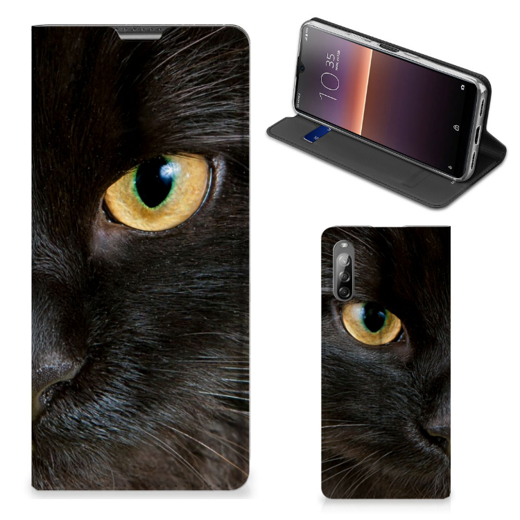 Sony Xperia L4 Hoesje maken Zwarte Kat - B2C Telecom