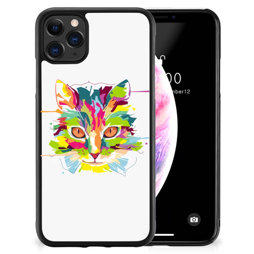 Apple iPhone 11 Pro Max Bumper Hoesje Cat Color B2C Telecom