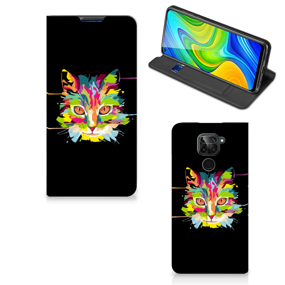 Xiaomi Redmi Note 9 Magnet Case Cat Color - B2C Telecom