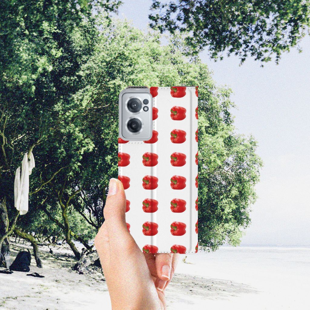 OnePlus Nord CE 2 5G Flip Style Cover Paprika Red - B2C Telecom
