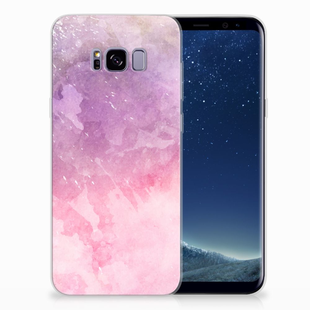 Hoesje maken Samsung Galaxy S8 Plus Pink Purple Paint