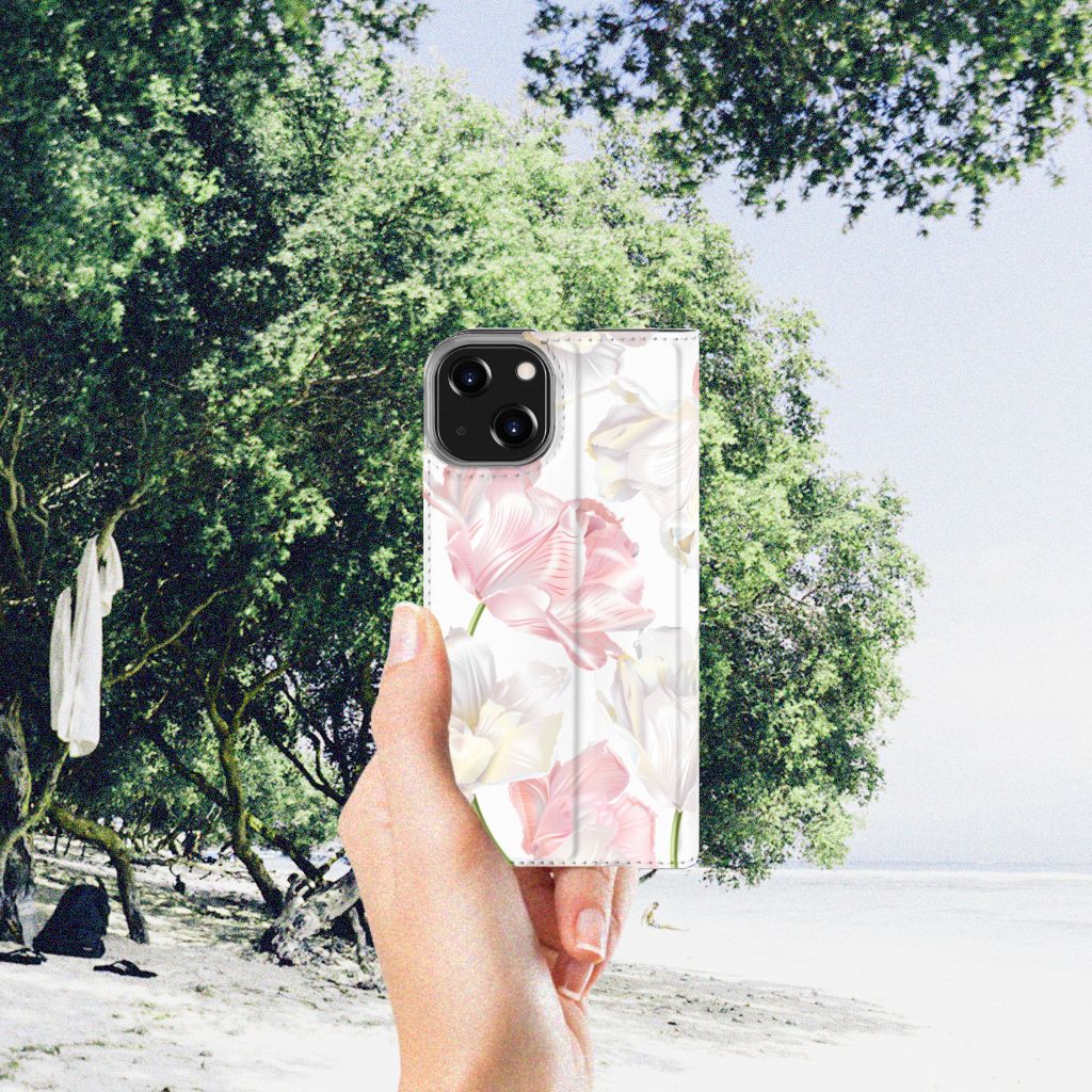 iPhone 14 Smart Cover Lovely Flowers - B2C Telecom