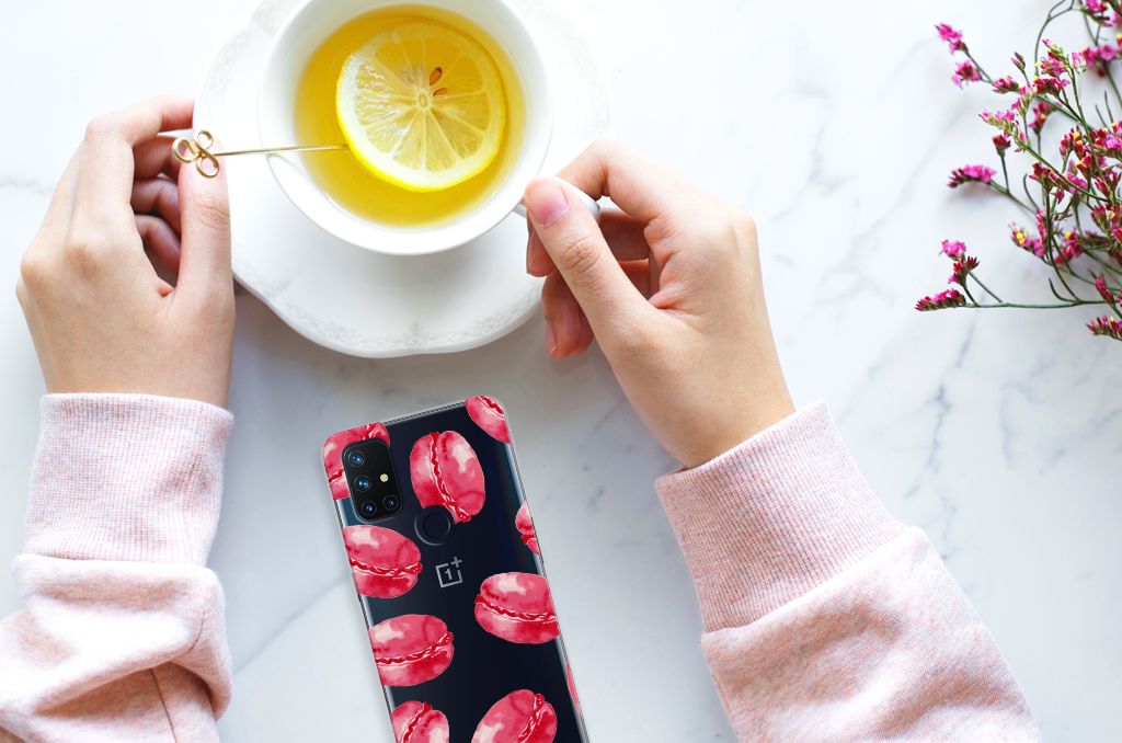 OnePlus Nord N10 5G Siliconen Case Pink Macarons B2C Telecom