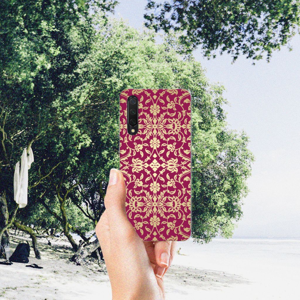 Siliconen Hoesje Xiaomi Mi 9 Lite Barok Pink B2C Telecom