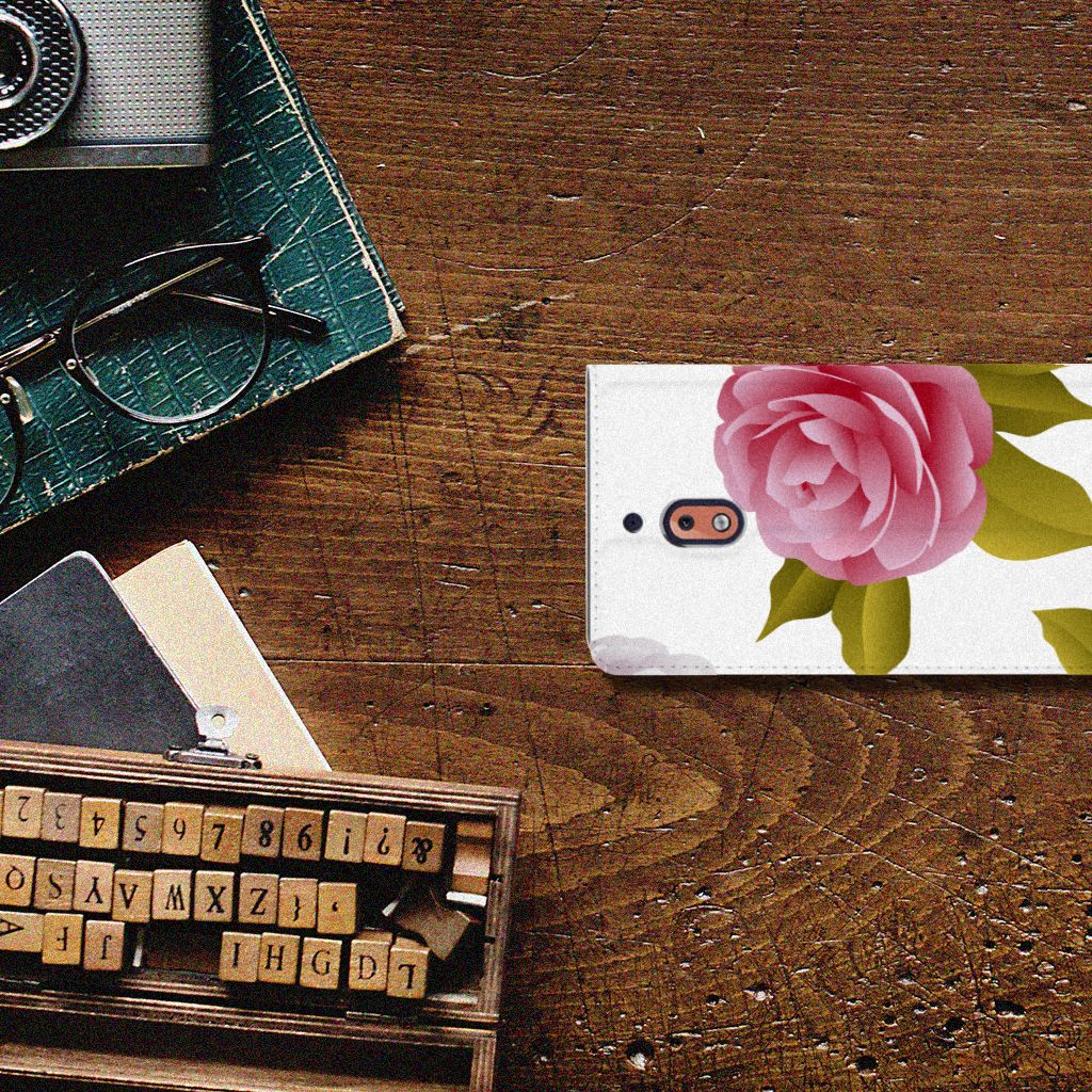Nokia 2.1 2018 Smart Cover Roses