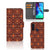 Motorola Moto G Pro Telefoon Hoesje Batik Brown