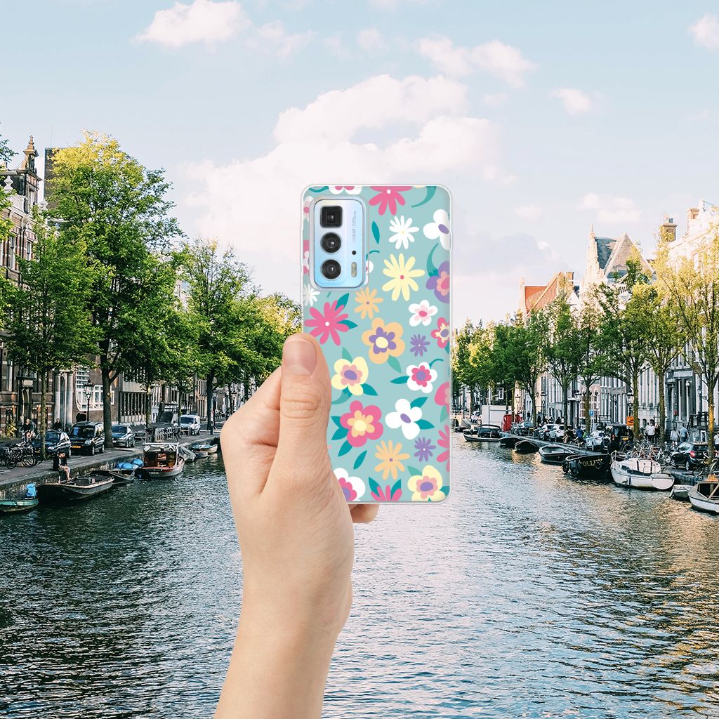 Motorola Edge 20 Pro TPU Case Flower Power