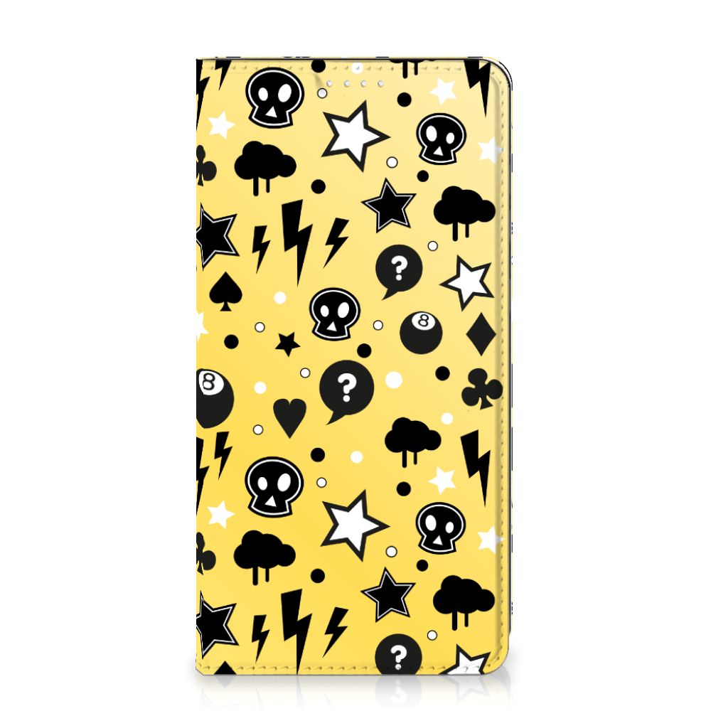 Mobiel BookCase Samsung Galaxy S20 FE Punk Geel