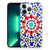 iPhone 13 Pro Max TPU Siliconen Hoesje Mozaïek met kleurrijk design en patroon van tegels.