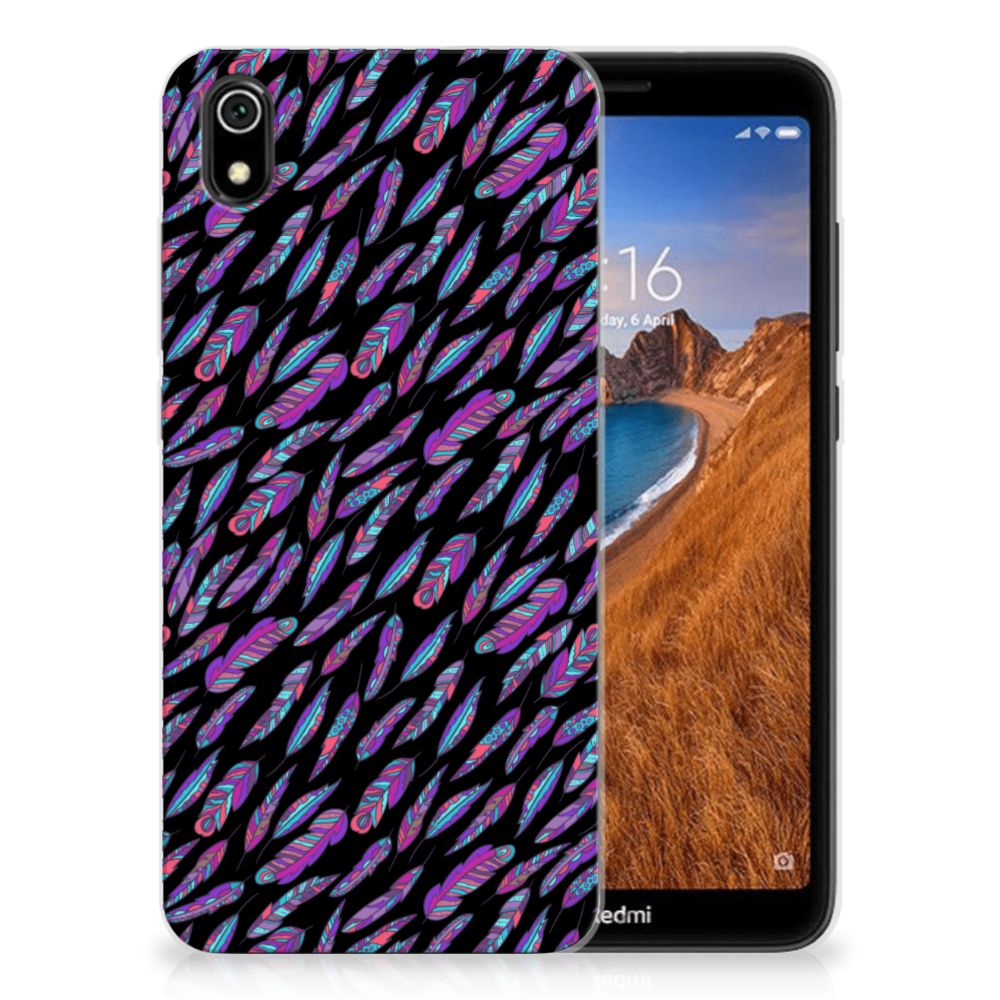 Xiaomi Redmi 7A TPU bumper Feathers Color