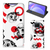 Mobiel BookCase Xiaomi Mi 10T Lite Skull Red - B2C Telecom