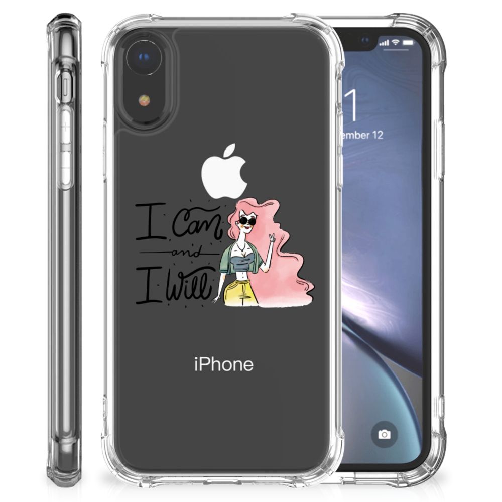 Apple iPhone Xr Stevig Bumper Hoesje i Can
