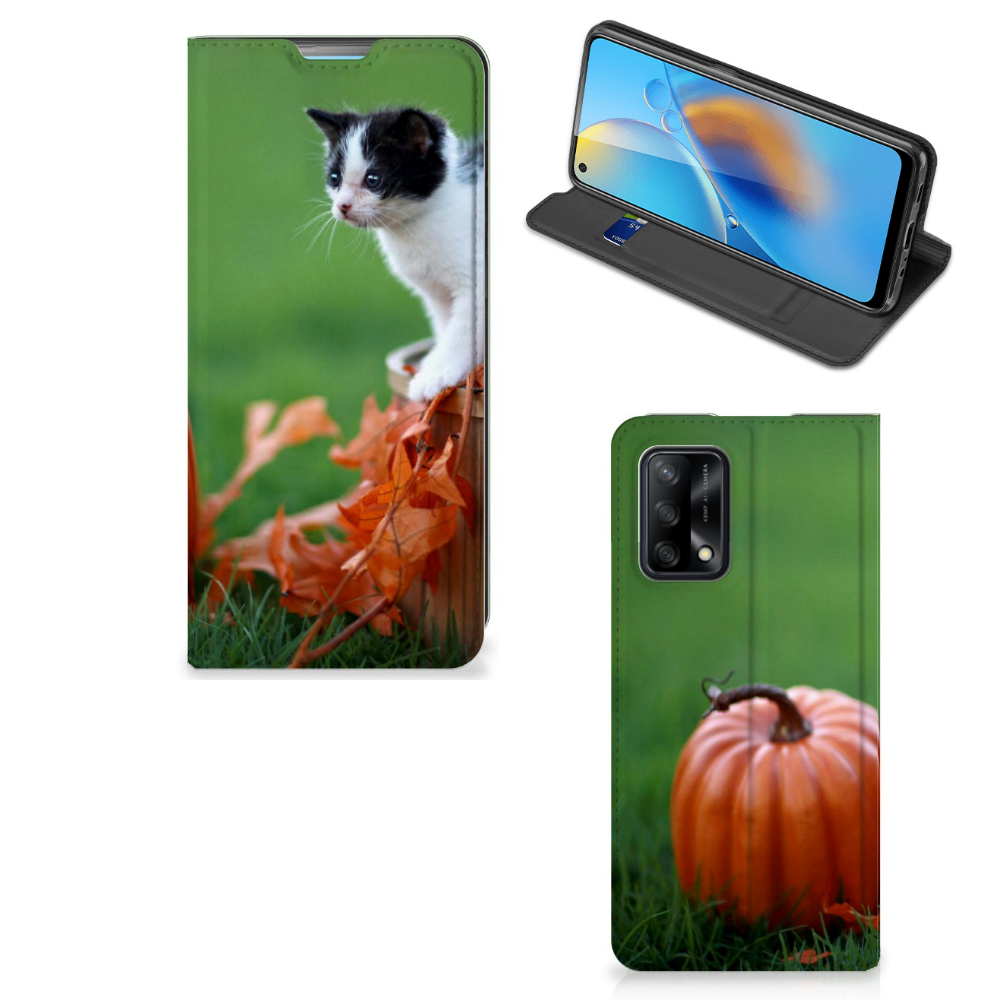 OPPO A74 4G Hoesje maken Kitten - B2C Telecom