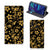 Huawei Y7 hoesje Y7 Pro (2019) Smart Cover Gouden Bloemen