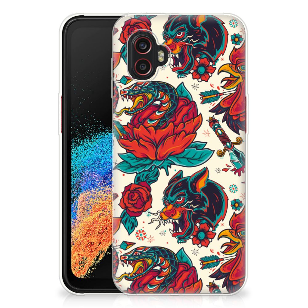 Siliconen Hoesje met foto voor Samsung Galaxy Xcover 6 Pro Old Skool B2C Telecom