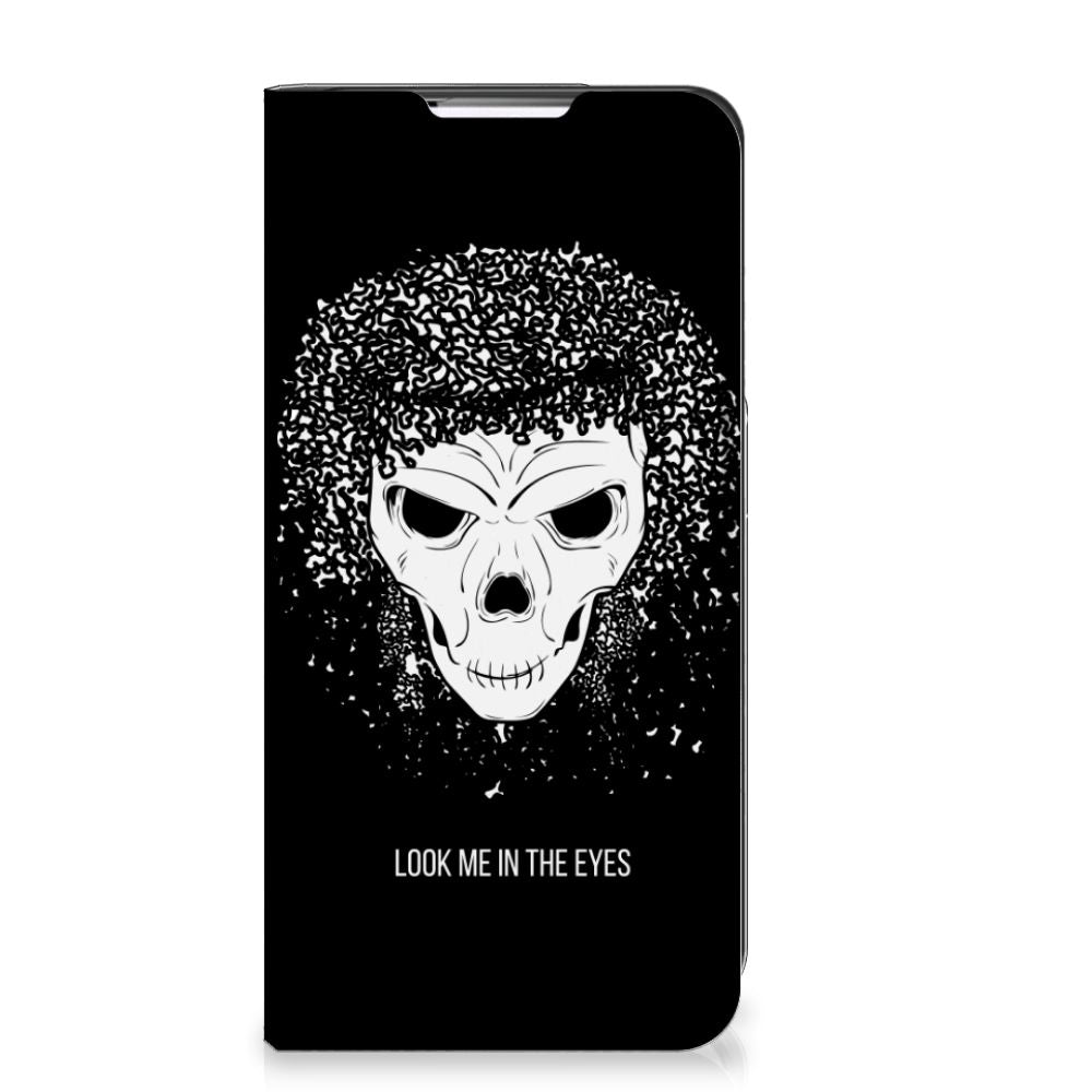 Mobiel BookCase Samsung Galaxy S22 Plus Skull Hair - B2C Telecom