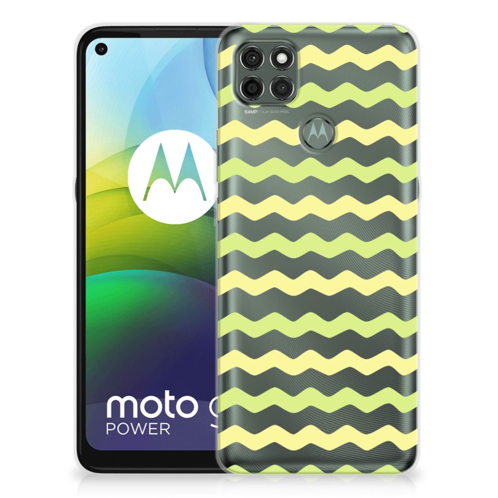 Motorola Moto G9 Power TPU bumper Waves Yellow B2C Telecom
